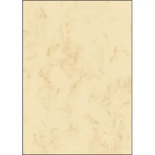 Sigel DP191 Motivpapier Marmor DIN A4, 200 g/m2 beige, 25 Blatt