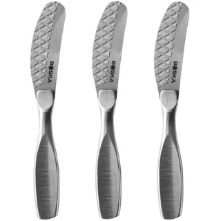 Boska Streichmesserset Small Monaco+ / 3er-Set/Edelstahl/Spülmaschinenfest/Für Aufstriche / 13 cm
