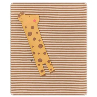 David Fussenegger Babydecke Juwel in der Puppe 'Giraffe' 70 x 90 cm Gold - Gelb