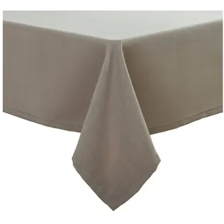 simurq Tischdecke Wasserabweisend Leinenoptik 130 x 160 cm Grau