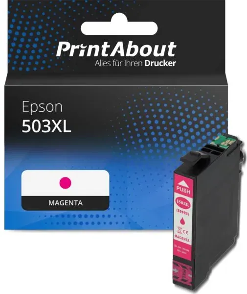 Druckerpatrone kompatibel mit Epson 503XL (C13T09R34010) - Magenta - Hohe Kapazität
