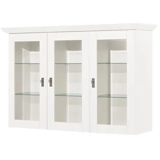 maison bleue Vitrinenaufsatz für Sideboard Florian ¦ weiß ¦ Maße (cm): B: 171,3 H: 112 T: 48.0