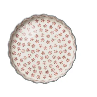 Tranquillo Quiche Form Retro rot (27cm)