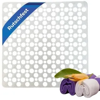 Duschmatte Rutschfest Duschwanneneinlage Antirutschmatte Dusche Rutschfeste Badematte Duscheinlage Duschvorleger Rutschmatte 53x53 cm