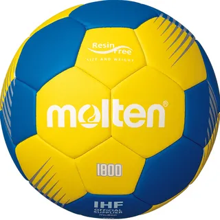 Molten Handball H1F1800-CB, Größe: 1, Farbe: Cyan/blau, Resin Free