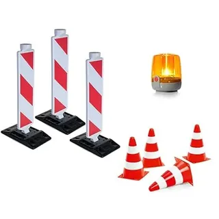 Rolly Toys Zubehör Set Service (bestehend aus 3X rollyBake, 1x rollyFlashlight, 4X rollyPylons) 401468, Rot