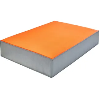 Hipp-Hopp - das Hüpfpolster Weichbodenmatte Hüpfpolster S, Plane Outdoor, Hüpfmatte; 97x70x17 cm; Made in Germany orange