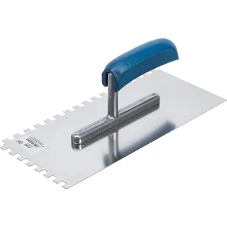 BGS Do it yourself Zahnkelle 81661, rostfrei, Rechteck-Zahnung, 280 x 130 mm