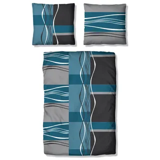 Linon petrol 135 x 200 cm + 80 x 80 cm