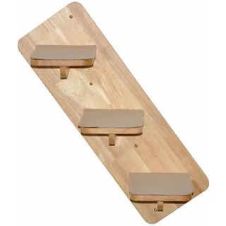 nanook shop Katzentreppe 3-stufig - Katzen Kletterwand Wandmontage