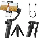 VEVOR Gimbal-Stabilisator für Smartphone, 3-Achsen-Stabilisierung, mit magnetischem Fülllicht, Gesichtsverfolgung, Gestensteuerung, Stabilisator für Videoaufnahmen und Vlogging, 200–3000mA