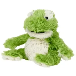 Warmies Frosch-Plüschtier in Minigröße, mikrowellengeeignetes und beschwertes Kuscheltier, zum Kühlen im Gefrierschrank oder Aufwärmen in der Mikrowelle, Wärmekissen für Plüschtiere