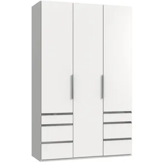 Level 150 x 236 x 58 cm weiß mit Schubladen