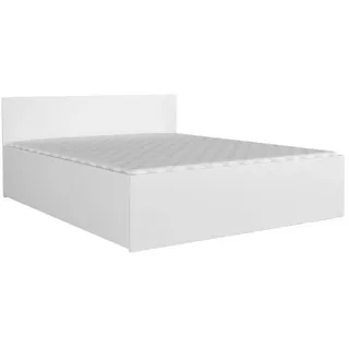 FEDVE Doppelbett, Weiß, Textil, 180x200 cm, Schlafzimmer, Betten, Polsterbetten