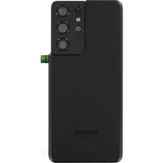 Samsung Back Cover G998 Galaxy S21 Ultra 5G phantom black GH82-24499A, Smartphone Akku