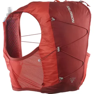 Salomon Active Skin 8 Set Trailrunningrucksack (Größe 8L | XS, rot)