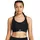Damen BH UA Bra Black White L