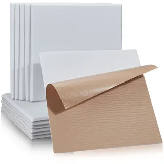 Quadratische Akustikplatten selbstklebend 12 Stück I Schallabsorber Schallschutz mit hoher Dichte für Wand Decken Holz & Tür - Akustikpanel Schallschutzplatten Akustikplatte, 30x30x0.9cm, Weiß