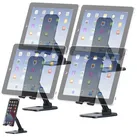 4er-Set faltbare Teleskop-Aluminium-Smartphone- & Tablet-Ständer