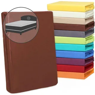 Traumschlaf Spannbettlaken Biber 120 x 200 - 130 x 200 cm schwarz