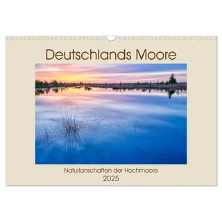 Calvendo Deutschlands Moore (Wandkalender 2025 DIN A3 quer), CALVENDO Monatskalender