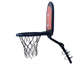 Harilla Basketballkorb Outdoor für Trampolin, Basketball-Rückwand, Basketballrahmen mit Halterung, Trampoline Zubehör, Basketballkorb-Set,Basketballtor für Spiel, Dunking, Kinder, Jungen, Mädchen,