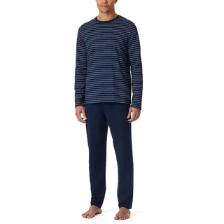 SCHIESSER Herren Schlafanzug lang-Nightwear Set Pyjamaset, Admiral_182197, 106 cm