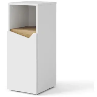 Vicco Midischrank Marelle 30 x 74.5 cm mit Tür und offenem Fach
