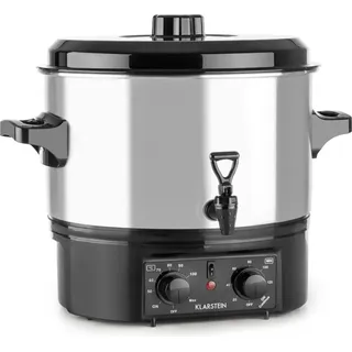 Klarstein Biggie Small Einkochvollautomat Einkochtopf 16 Liter 2000 W Edelstahl
