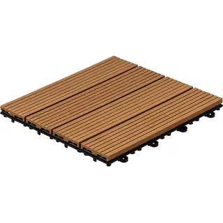 Home Deluxe WPC Bavaro teak 30 x 30 x 2,2 cm 9 St.