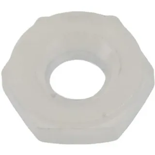 RS PRO, Muttern + Unterlegscheiben, Sechskantmuttern, Nylon Glatt, M2 4mm (M2)
