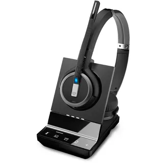 epos IMPACT SDW 5066T Stereo-DECT-Headset - MS-Teams-Version, Bluetooth (BTD 800 Adapter), EPOS ActiveGard®, Triple-Konnektivität, Noice Cancelling, Multi-Connect, inkl. Basisstation