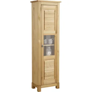 Home Affaire »Rauna Vitrinenschrank, Stauraumchrank«, Höhe 180 cm, aus massiver Kiefer, FSC®-zertifiziert,