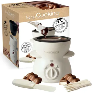 ScrapCooking - Chocolate Factory - Elektrisches Schokoladenfondue-Gerät - Für 2 bis 4 Personen - Schokoladenfondue-Maschine - Geschenkidee Backen & Küche - 3895