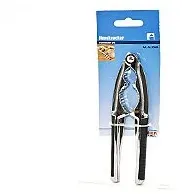Nussknacker Nussöffner Nusszange Küchenhelfer 16cm Silber Metall robust 1 Stück