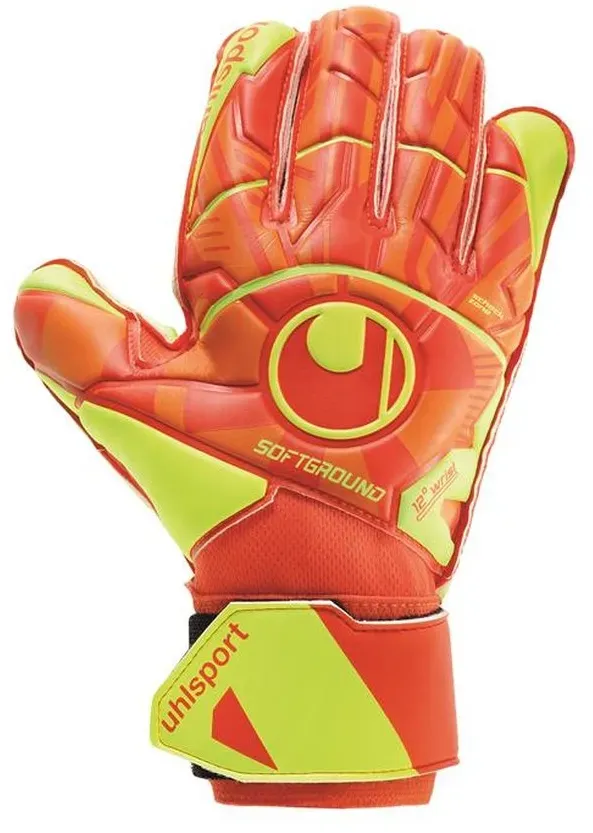 Uhlsport Dynamic Impulse Soft Pro Torwarthandschuhe orange-gelb 9