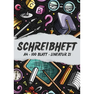 Oxford Schulheft A4 Lineatur 21 16 Blatt