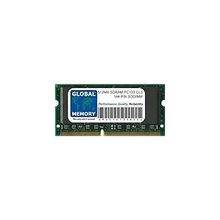 512 MB PC133 133 MHz 144-PIN SDRAM SODIMM RAM, kompatibel mit Laptops/Notebooks