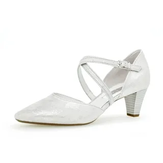 Gabor Fashion Spangenpumps in Weiß, | Gr.: 38