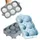 Silikon 6er Eiswürfelform Silikon Eiskugelform Silikonform Eiswürfel rund Ice Ball Maker Mineral Rot
