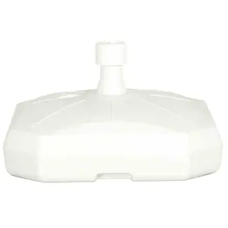 Siena Garden Schirmständer mit Rollen  (61 x 61 cm, Weiß)