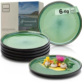 sänger Geschirr Speiseteller Set Greenwich Teller Grün