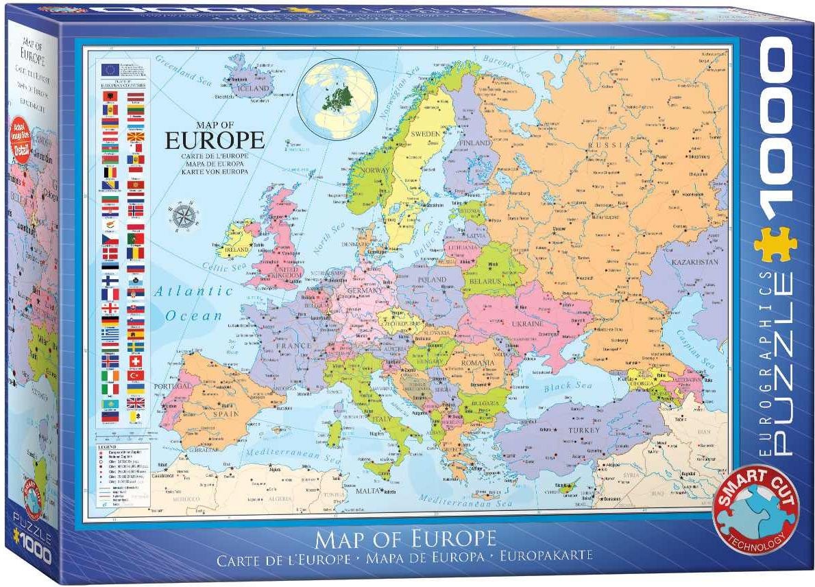 Eurographics Karte von Europa