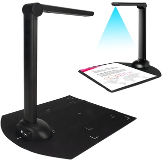 Buchscanner-Kamera, 10 MP Webcam Visualizer A3 Faltbarer Tragbarer USB-Dokumentenkamera-Scanner, OCR-Funktion, Echtzeitanzeige, für Unterricht, Büromanuskripte, Dokumente,