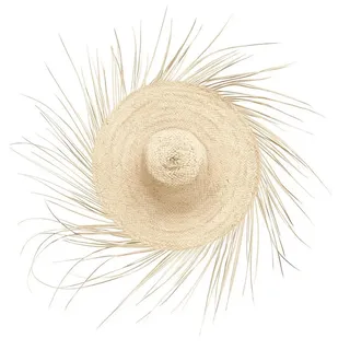 Marrakesch Orient & Mediterran Interior Marrakesch Boho Chic Wanddeko Tijuana aus Palmenblatt Ø ca. 110?cm | Handgefertigte Ethno Naturdeko Tijuana für Wohnzimmer Flur Terrasse | XXL Wanddekoration rund Natur Bast Deko | Leicht & Unikat