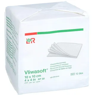 EurimPharm Arzneimittel GmbH Vliwasoft Vlieskompressen unsteril 10x10 cm 4l.
