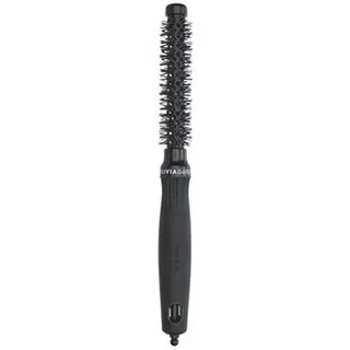Olivia Garden Expert Blowout Shine – Schwarz - 15 - Runde, antistatische Keramikbürste für glänzende und frizzfreie Blowouts