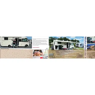 Wohnmobil mieten bei Wohnfloh.de Flyer - Zeit für exklusive Abenteuer deLuxe