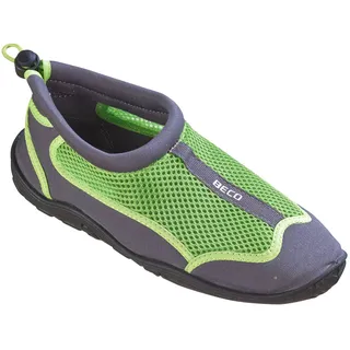 Beco Aquaschuhe Surfschuhe Stand Up Paddling Wattschuhe, Grau/Grün, 36, 90661