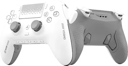 SCUF Omega Kabelloser Performance Gaming Controller Weiß für PlayStation 5, PC